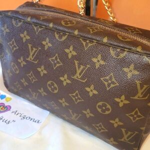 ❤️ LOUIS VUITTON CROSSBODY CONVERTED FROM TROUSSE 28 GORGEOUS!